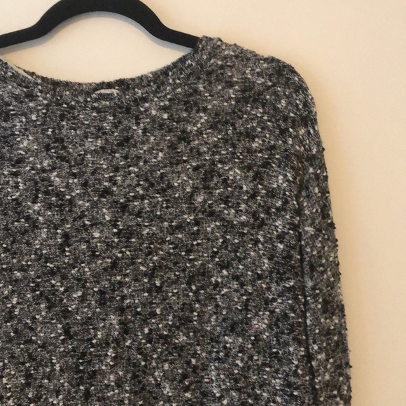 New Club Monaco layered textured nubby knit layered blouse pullover sweater top - Picture 2 of 10